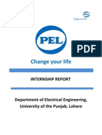 PEL Transformer Unit Internship Report