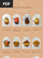 Menu Postres Sabrina