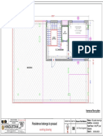 Residence Belongs To Prasad: Working Drawing