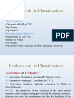 EXPLOSIVE and Its Classification For Today Class