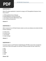 HP HP2-E29: Practice Exam: Question No: 1