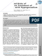 Benefits and Risks of Testosterone Treatment of Older Men With Hypogonadism