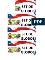 Letrero Globos