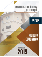 Modelo Educativo Unachi2019