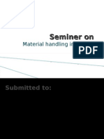 Seminer On Material Handeling Systyem in Cement Industry