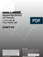 Owner's Manual: Integrated High Definition LCD Television