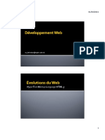 Cours Dev Web 7 (Evolution Web XML)