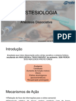 Anestesia Dissociativa - Aula 5