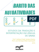 Gabarito Das Autoatividades: Estudos Da Tradução E Interpretação em Língua de Sinais