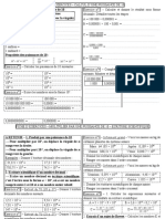 Fiche D'exercices - Puissances de 10