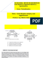 Clase 11 A. Ciclo Brayton Con Regeneracion