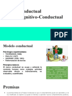 Modelo Conductual Modelo Cognitivo-Conductual