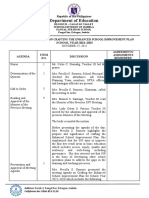 Minutes of The SPT Meeting 2022-2023