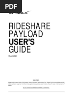 Falcon9 Rideshare Payload Users Guide