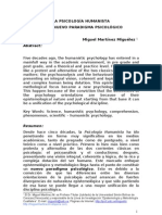 Martinez M Psicologia Humanista Nuevo Paradigma