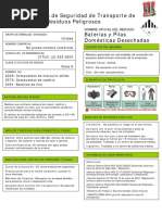 HDS Baterias y Pilas Domésticas Desechadas APL