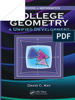 College Geometry A Unified Development (David C. Kay)