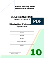 Mathematics: Illustrating Polynomial Equations