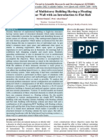 Sesimic Analysis of Multistorey Building Having A Floating Column and Shear Wall With An Introduction To Flat Slab