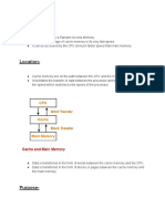 Cache Memory