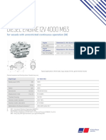 MTU Marine Spec 12V10V4000M63