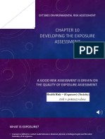 Chapter 10 Developing The Exposure Assessment