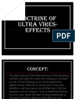 Doctrine of Ultra Vires-Effects Fal