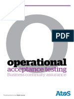 Operational Acceptance Testing Whitepaper