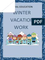 M.E Winter Vacation Work