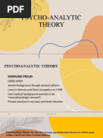 Psycho Analytic Theory