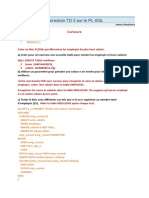 Correction TD 5 - PL-SQL