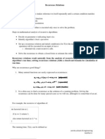 Recurrence Relations PDF