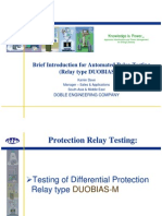 33.DUOBIAS-M Relay Testing