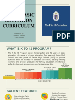 The K To 12 Curriculum - Mellare and Bbecera-128