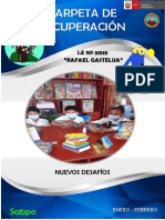 CARPETA DE RECUPERACION 4to B 2022