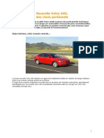 Nouvelle Volvo S40 Des Choix Pertinents