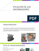 Clasificación de Los Transformadores