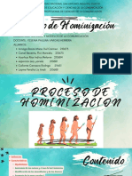 Proceso de Hominización