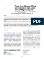 Effect of Fused Deposition Modelling