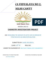 Chemistry Investigatory Project