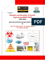 Ebook 2022 2023 Bioethics and Biosafety of Genetic Engineering