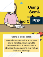 Semicolons