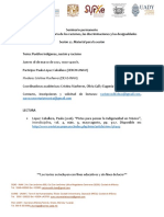 Pistas para Pensar La Indigeneidad en Mexico