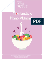 Montando Plano Alimentar