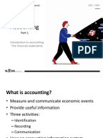 Accounting - 1. Introduction Financial Statements