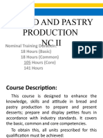 BREAD AND PASTRY NC II Module