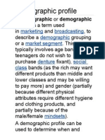 Demographic Profile