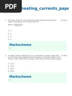 Topic 5 Heating Currents Paper 1