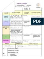 Plan de Atención Del 21 Al 25 de Noviembre