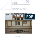 Informe Topográfico CS Toribia Castro